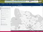 Screenshot der Projekt-Webseite Biotopkartierung Schleswig-Holstein